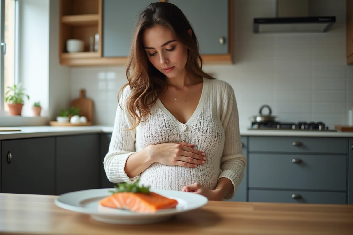 Risques associés à la consommation de saumon pendant la grossesse